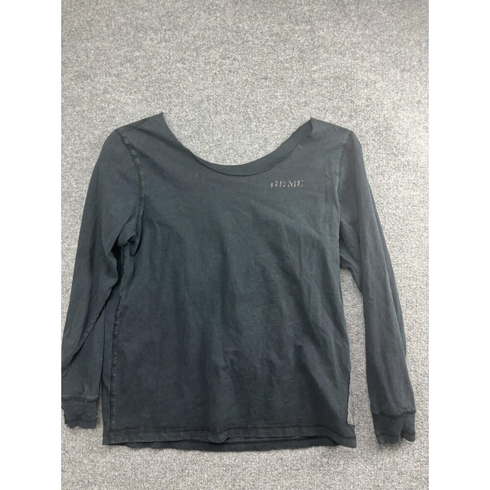 Harley-Davidson Shirt Womens Large Black Long Sleeve Graphic HDMC Motorcycle